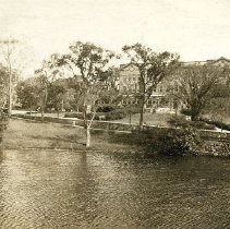 Mill Pond and High School