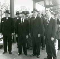 Railroad overpass dedication
