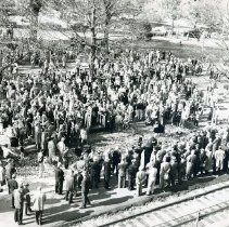 Railroad overpass dedication