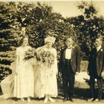 Willard  Locke and Gladys Locke Wedding