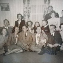 Hanlon with Group of Belgians