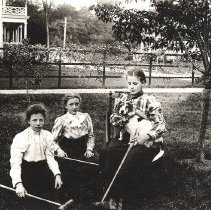 Croquet on the Lawn at 242 Highland Avenue