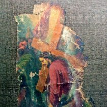 Stations of the Cross Painting from Hemroulle, Belgium