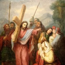 Stations of the Cross Painting from Hemroulle, Belgium