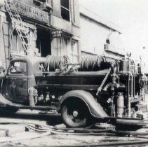 Fire at White Building