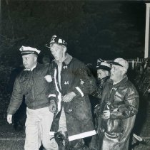 Firefighters on Highland Avenue