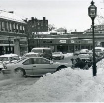 Stuck in the Snow on Main Street