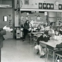 Joe Bellino with Lincoln Third Grade