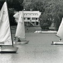 Sailboats on the Mystic Lake