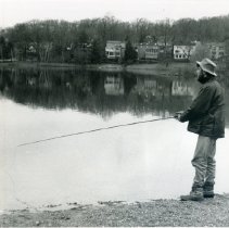 Fishing at Winter Pond
