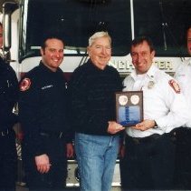 Firefighters for Toys for Tots