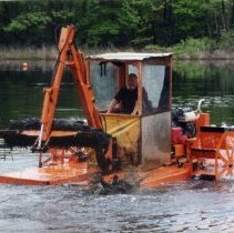 Hydro-Raking Winter Pond