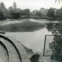 Mill Pond Drained prior to Rain Storm