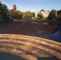 Mill Pond Readied for Hurrican Floyd