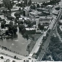 Winchester Center seen from a Blimp