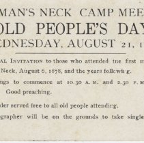 Cadman's Neck camp meeting