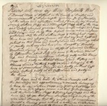 Quit-claim deed, Daniel Tripp to sons