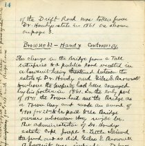 Westport Hix Bridge Hicks Family Pauquachuck Point East Side West Side