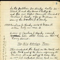 Westport Hix Bridge Hicks Family Pauquachuck Point East Side West Side