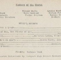WHS Glee Club program (page 3) February 26, 1932