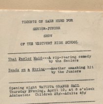 Back cover of play program
