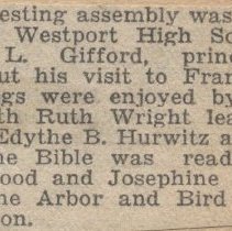 Assembly held at WHS