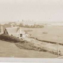 Aerial view of residences at A