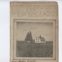 Job Almy House at Horseneck - 1747  Page 1