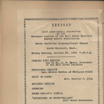 Semi Annual Convention of Sunday School Assn.