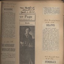 Newsclippings of residents of N. Westport