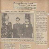 Watuppa Juvenile Grange Officers