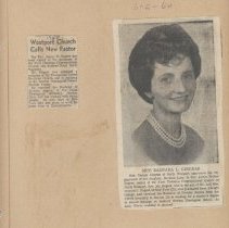 New Pastor at Westport Church/Gingras Engagement