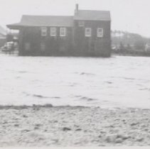 river flooded, same site as pr