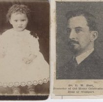 Dr. E> W. Burt/Unidentified Child Photo