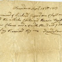 Sowle/Gifford receipt