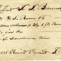 Gifford/Brownell receipt