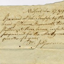 Tripp/Spooner receipt