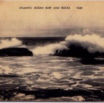 Atlantic Ocean surf and rocks
