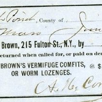 Brown's Vermifuge Comfits or Worm Lozenges