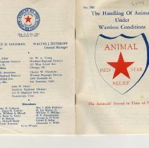 The Handling of Animals Under Wartime Conditions