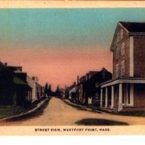 Street view, Westport Point, MA 1930