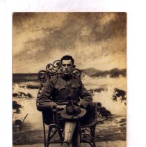 Seated man in uniform