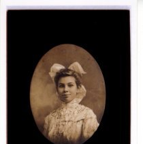 Portrait of young woman