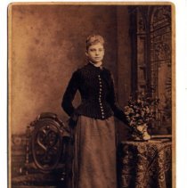 Portrait of standing woman