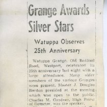 No. Westport Grannge celebrates 25th anniversary