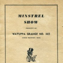 Minstrel Show at Wauppa Grange 1956