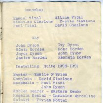 Watuppa Juvenile Grange 1958-1959