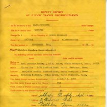 Deputy Report Junior Grange 1966