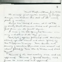 Meeting notes Watuppa Grange