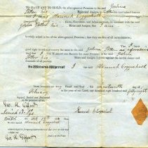 Deed from Hannah Cogeshall to Joshua Potter 1848